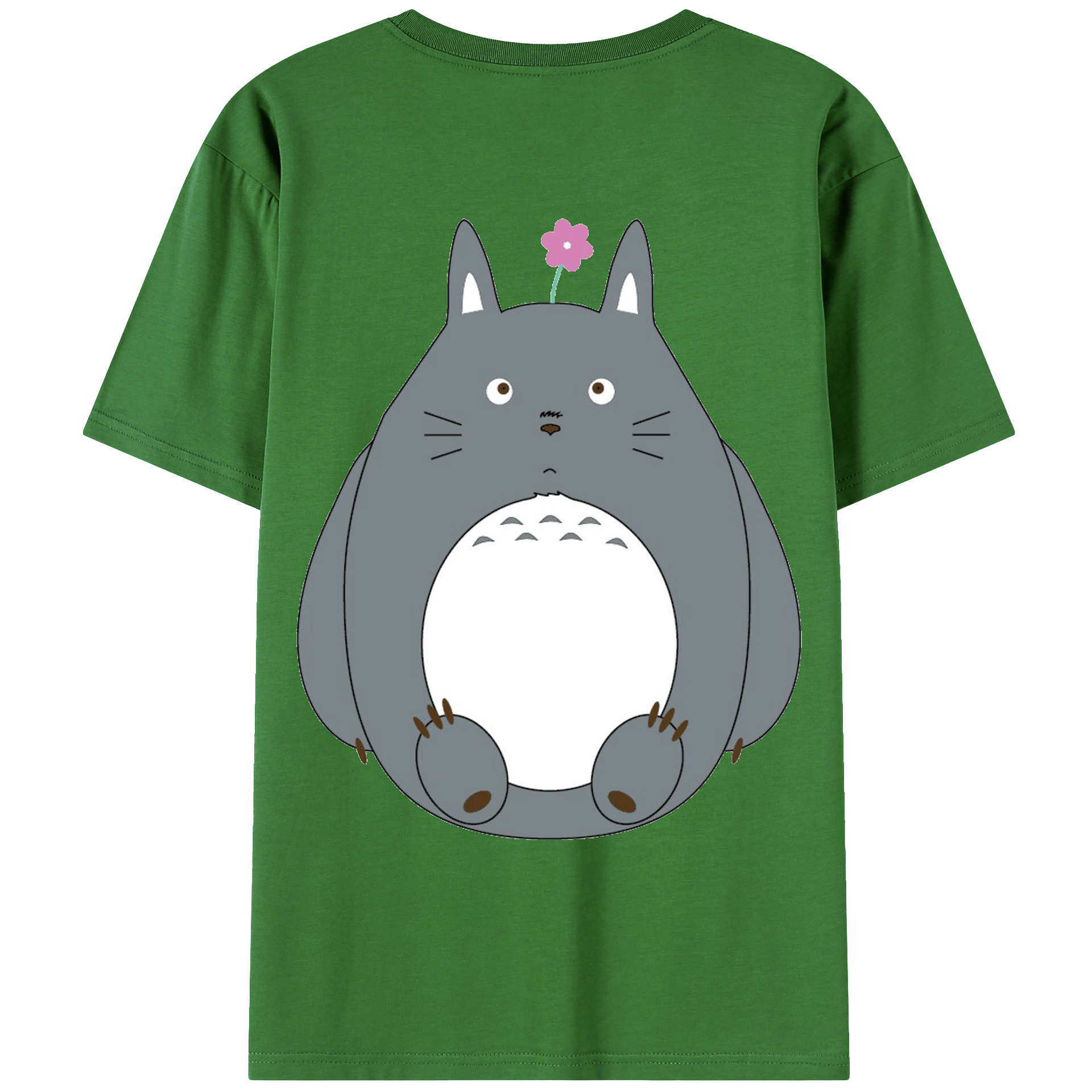 （画像用） となりのトトロ 草壁メイ 草壁サツキ My Neighbor Totoro Satsuki Kusakabe Mei Kusakabe レディース半袖Tシャツ(バックプリント)